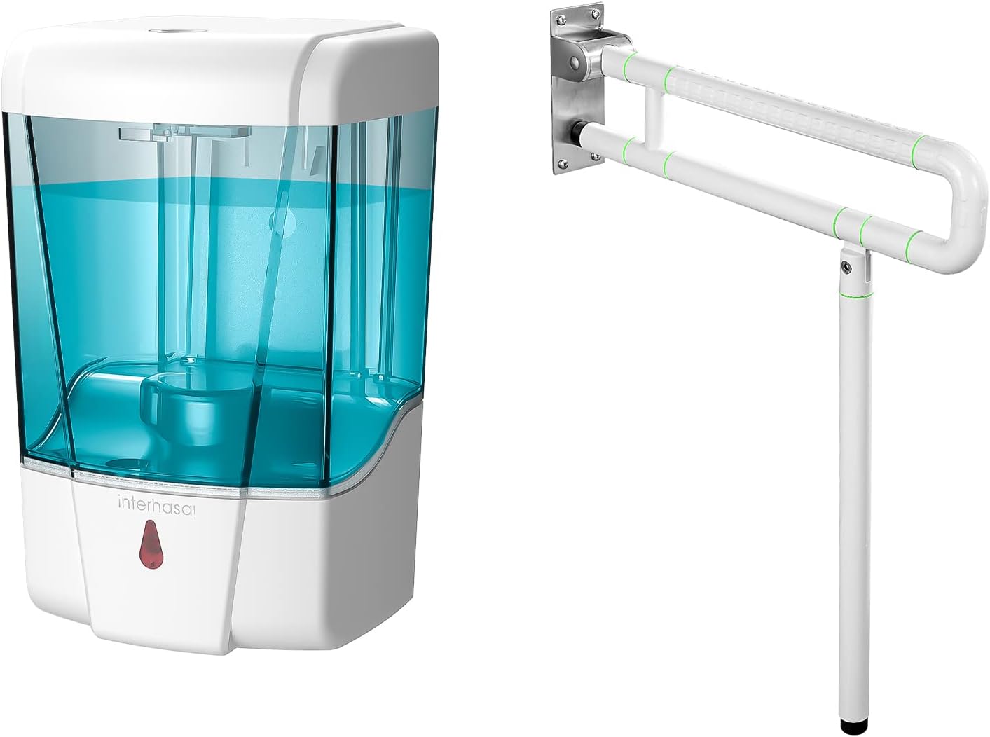 interhasa! Automatic Soap Dispenser Wall Mount, Hand Sanitizer Dispenser 600ml/20oz