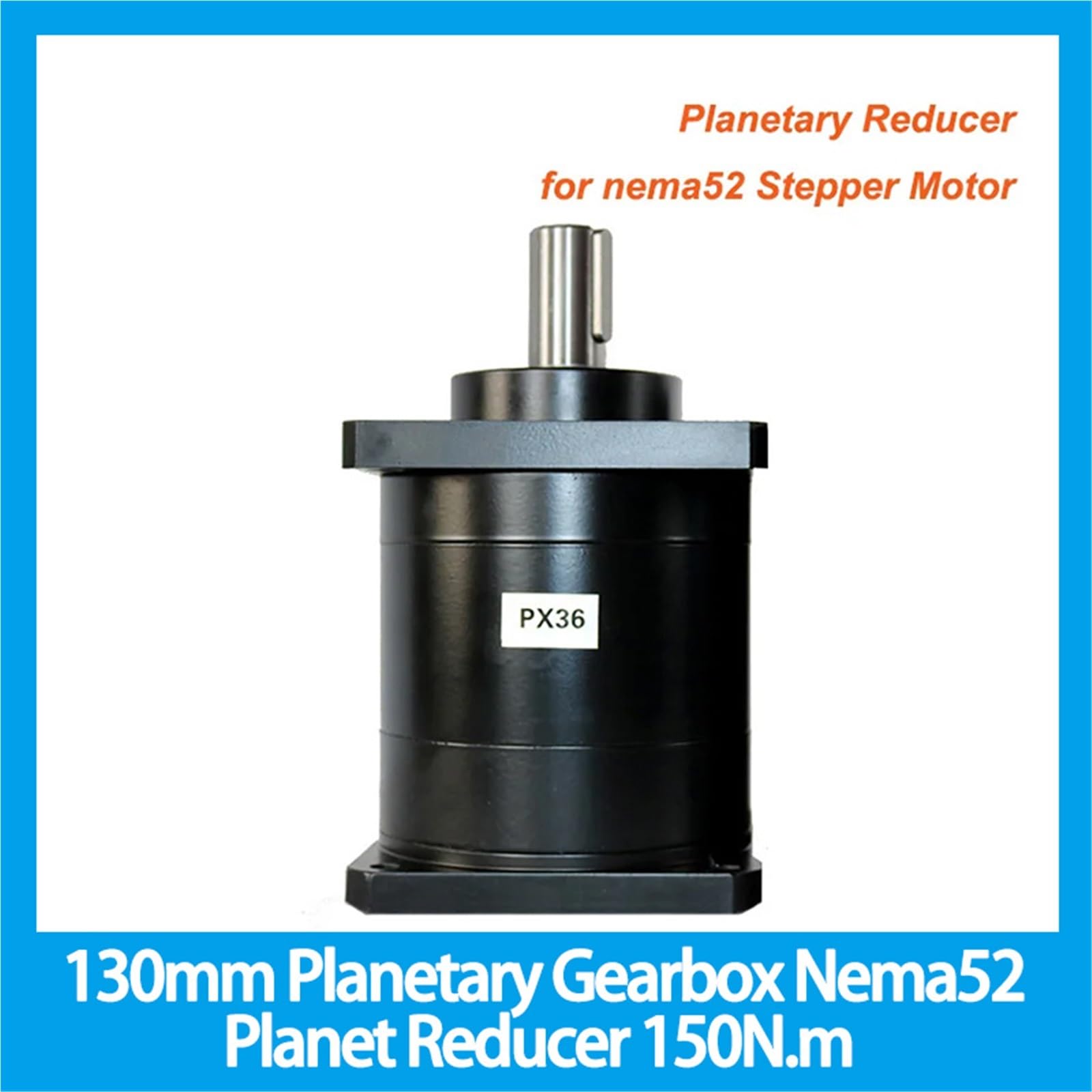 10 12 16 20 24 30 36 do 1 stosunek prędkości 130 mm przekładnia planetarna Nema52 reduktor planetarny 150 Nm do silnika krokowego 130 Nema 52 (36 do 1)