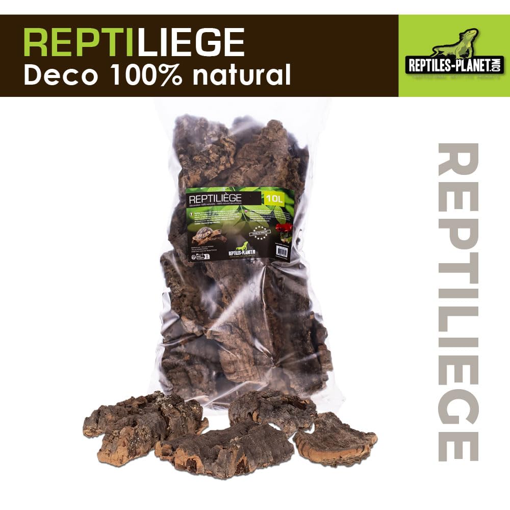 Reptiles Planet – Repticorcho – Surtido de Corcho para decoración de terrario – 10 litros