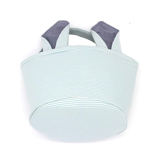 Easter Baskets Easter Bunny Ears Bags - Easter Egg Bunny Bucket for Kids (Blue)