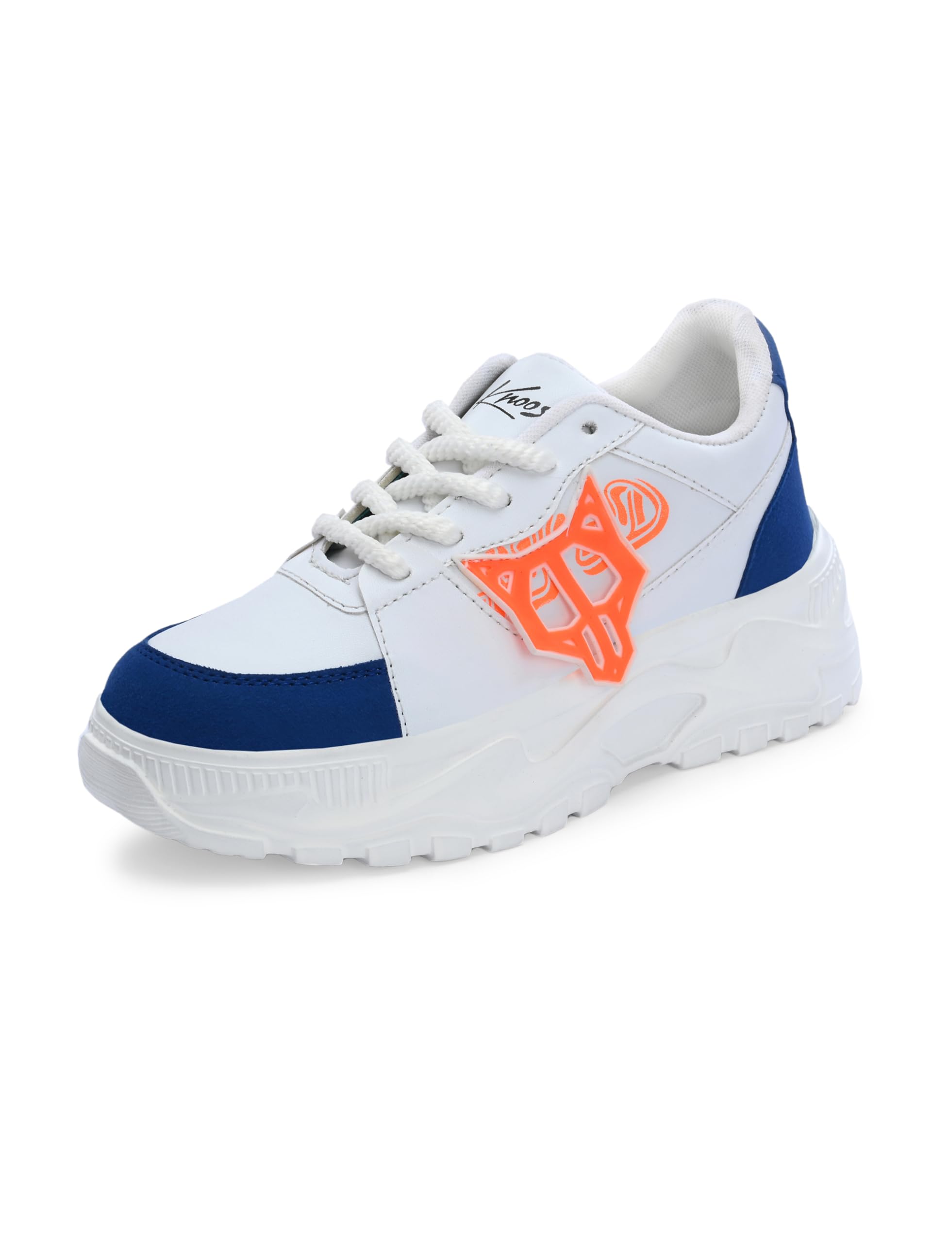 KNOOS Womens Blue Synthetic Walking Ankle Casual Sneakers Shoes - 5 UK (B0CX1YS8FK) Amazon Price History, Amazon Price Tracker