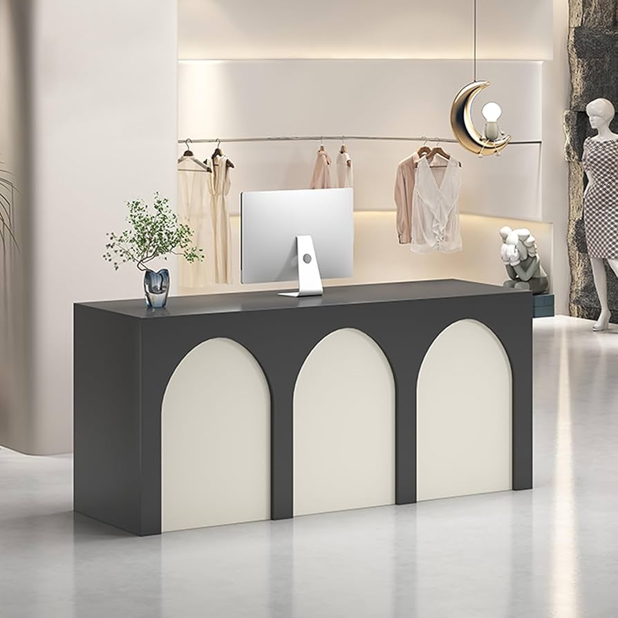 レジカウンター　受付　エステ Amazon.co.jp: レジカウンター 受付カウンター 木製の