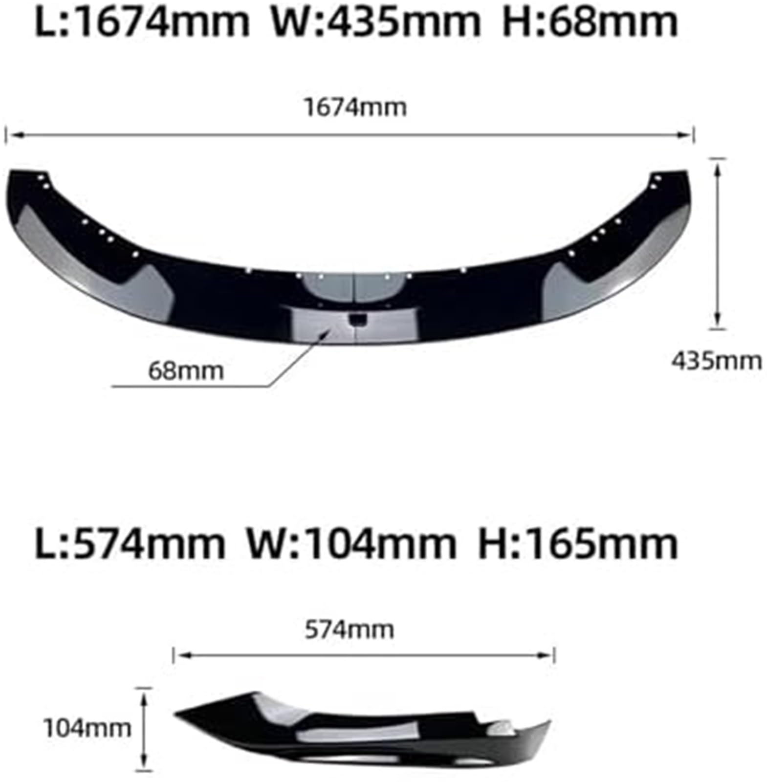 Splitter, dla dla BMW, F32 F33 F36 420i 425i 430i 440i M440i