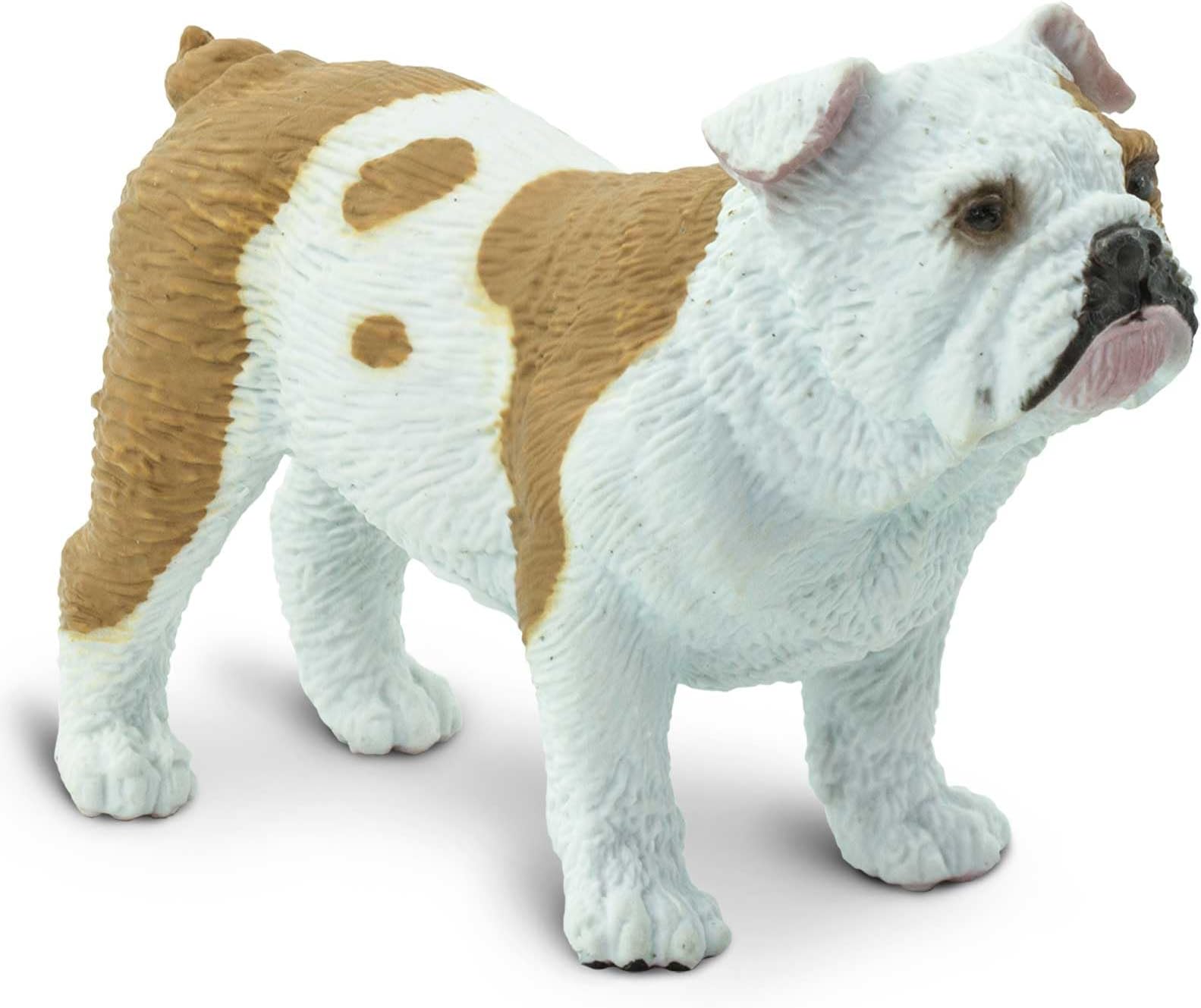 Bulldog Figurine - Lifelike 2.25" Model Figure - Educational Toy for Boys, Girls, and Kids Ages 3+