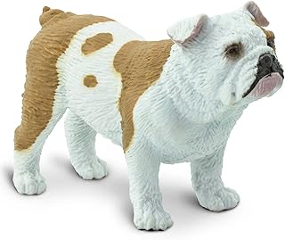 Safari Ltd. Bulldog Figurine - Lifelike 2.25" Model Figure - Educational Toy for Boys, Girls, and Kids Ages 3+