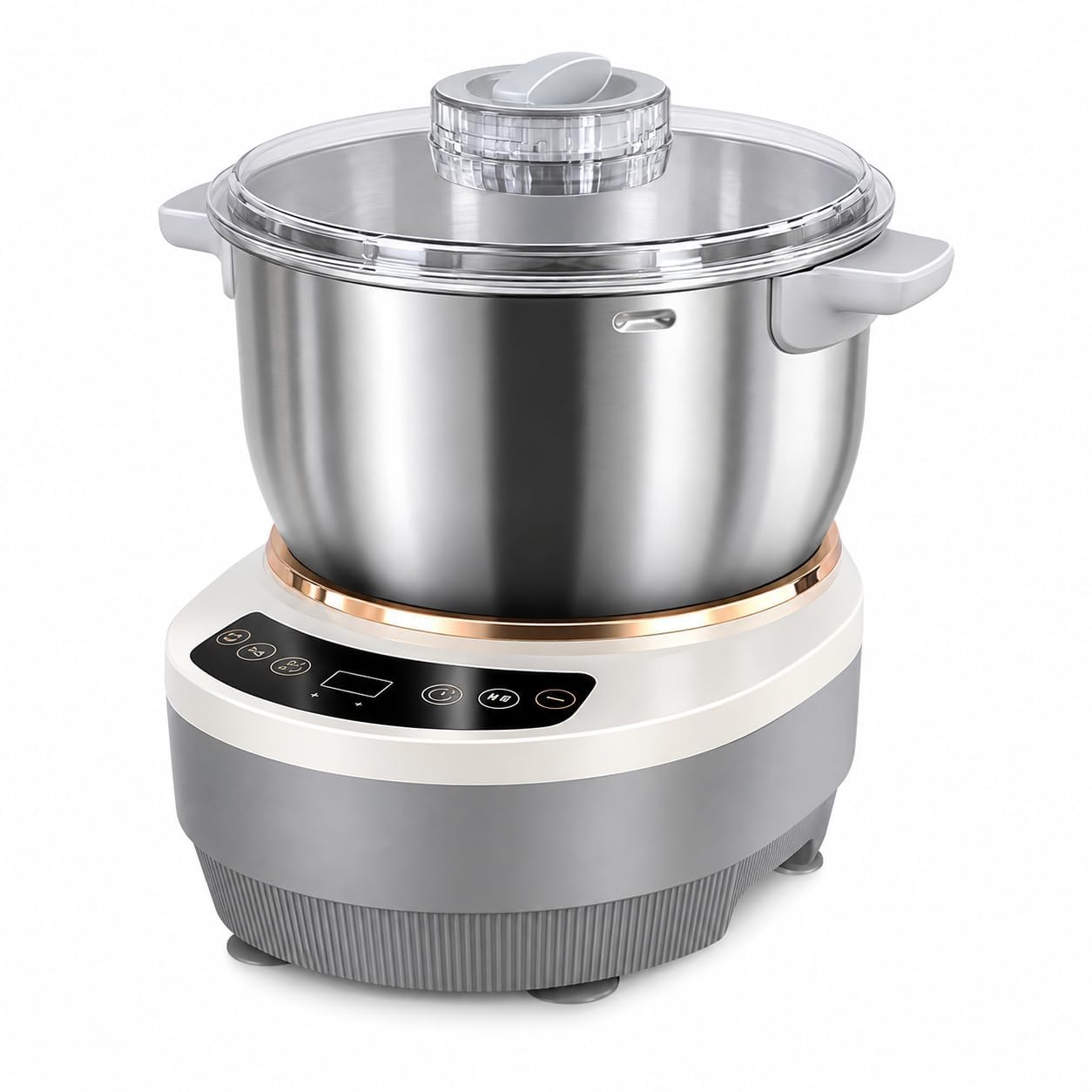 Máquina para hacer masa con fermentación, cuenco de acero inoxidable de 5 L