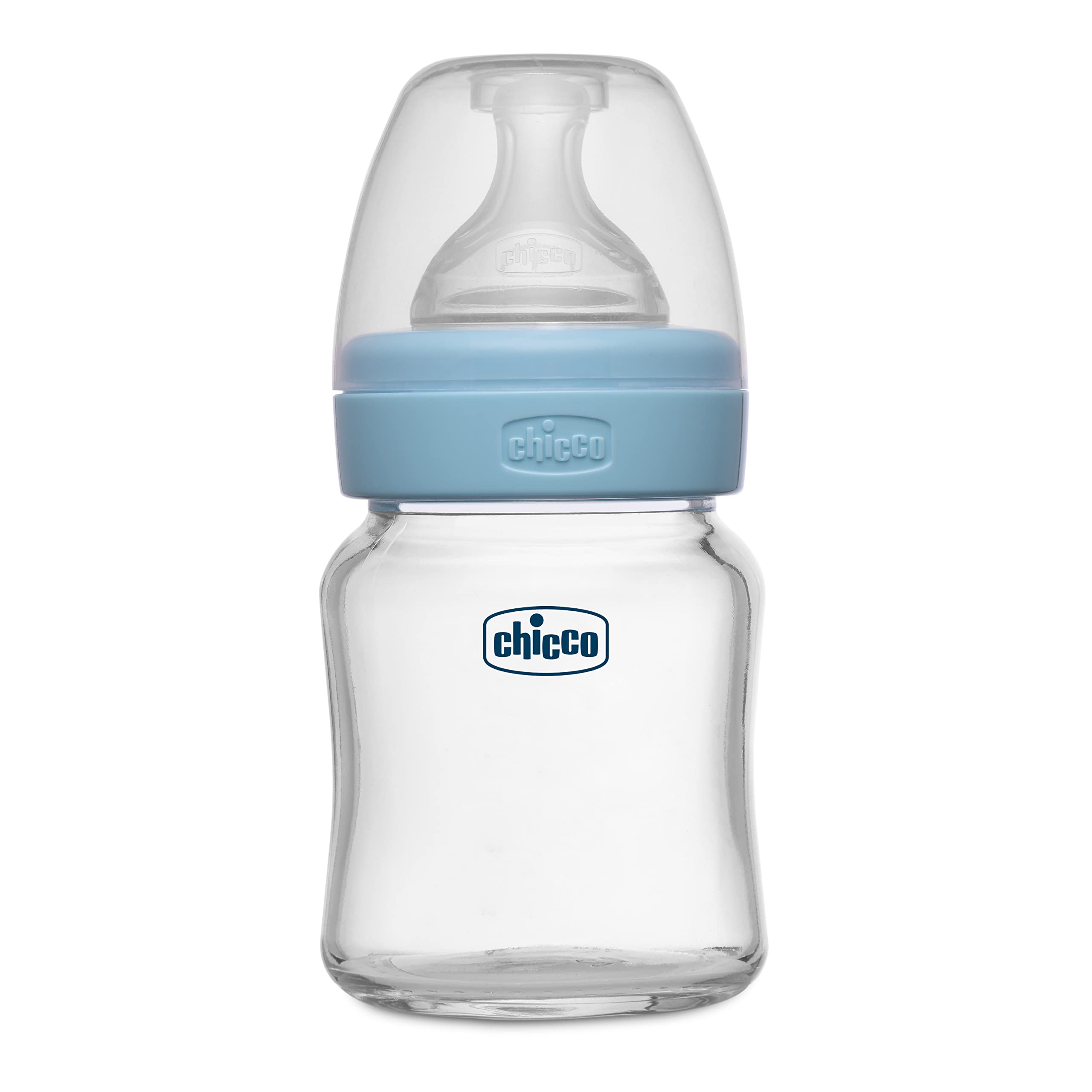 Well-Being Glass Feeding Bottle (120ml, Slow Flow)