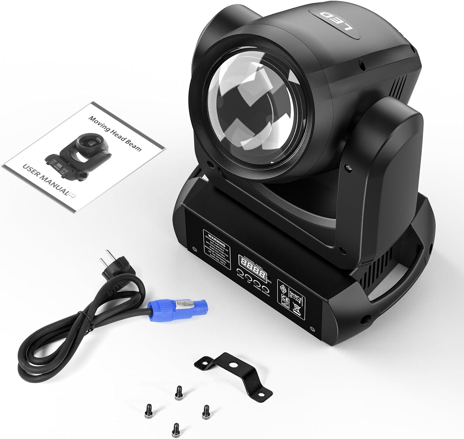 Amazon.co.jp: 150W 移動ヘッドライト 4パック フライトケース付き、18