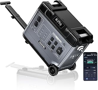 Portable Power Station P5000 Pro, 5120Wh Solar Generator 5x3600W AC Outlets(6000W Peak), LiFePO4 Battery Fast Charging Emergencies for Home Use,Outdoor Camping,Camping,RV