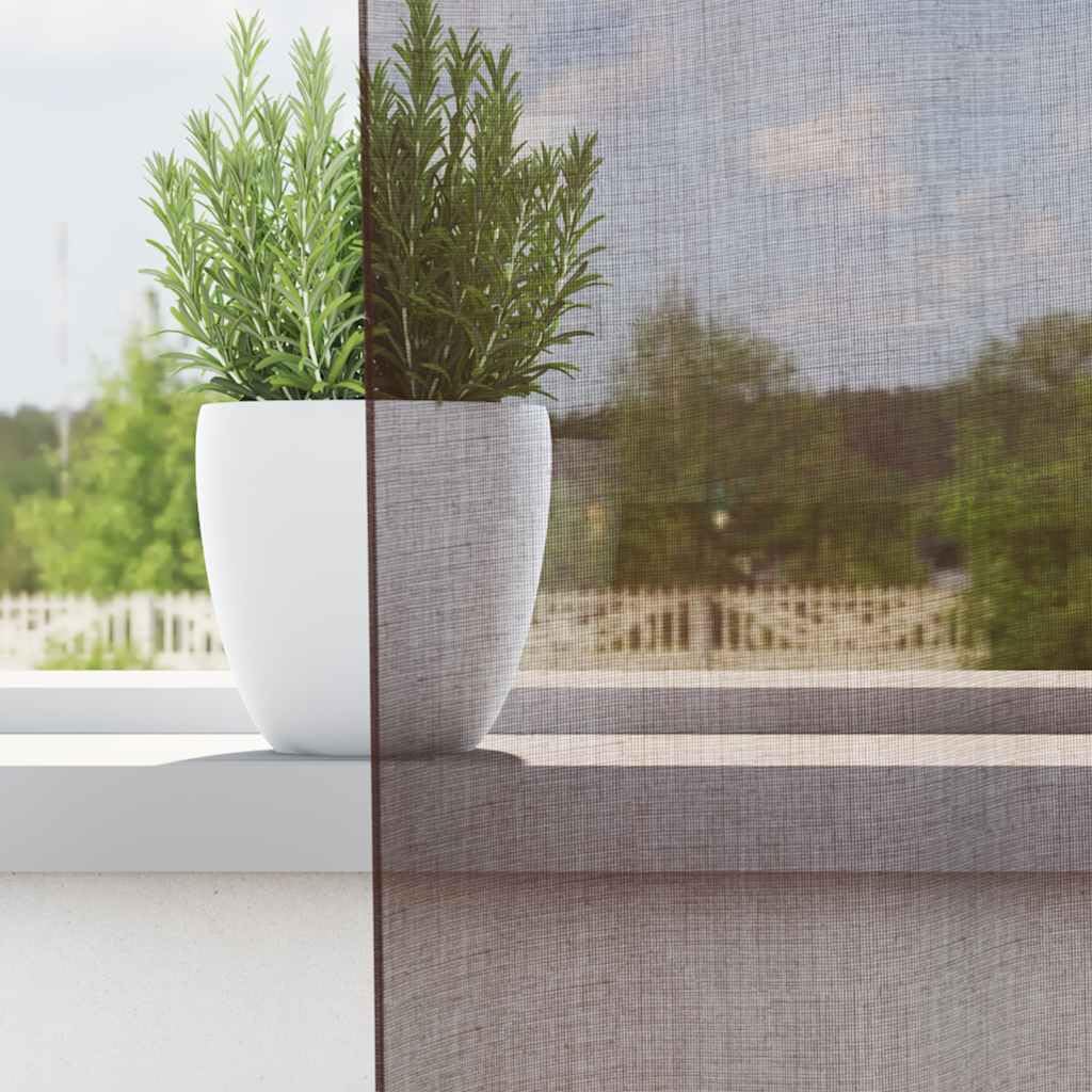 Tende in voile con passante, 140 x 225 cm, in poliestere, decorazione per finestre, protezione dagli sguardi indiscreti e protezione solare, per balcone, soggiorno, camera da letto, set da 2