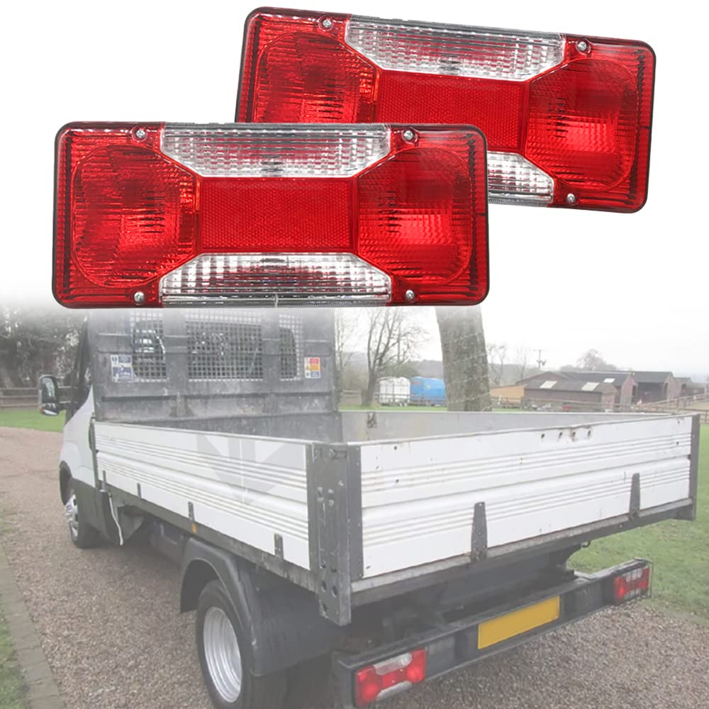 Światło tylne do IVECO, 24 V tylne światła lewe/prawe światło hamowania samochodu kierowcy po stronie pasażera, 69500026 69500032,Red-lewe