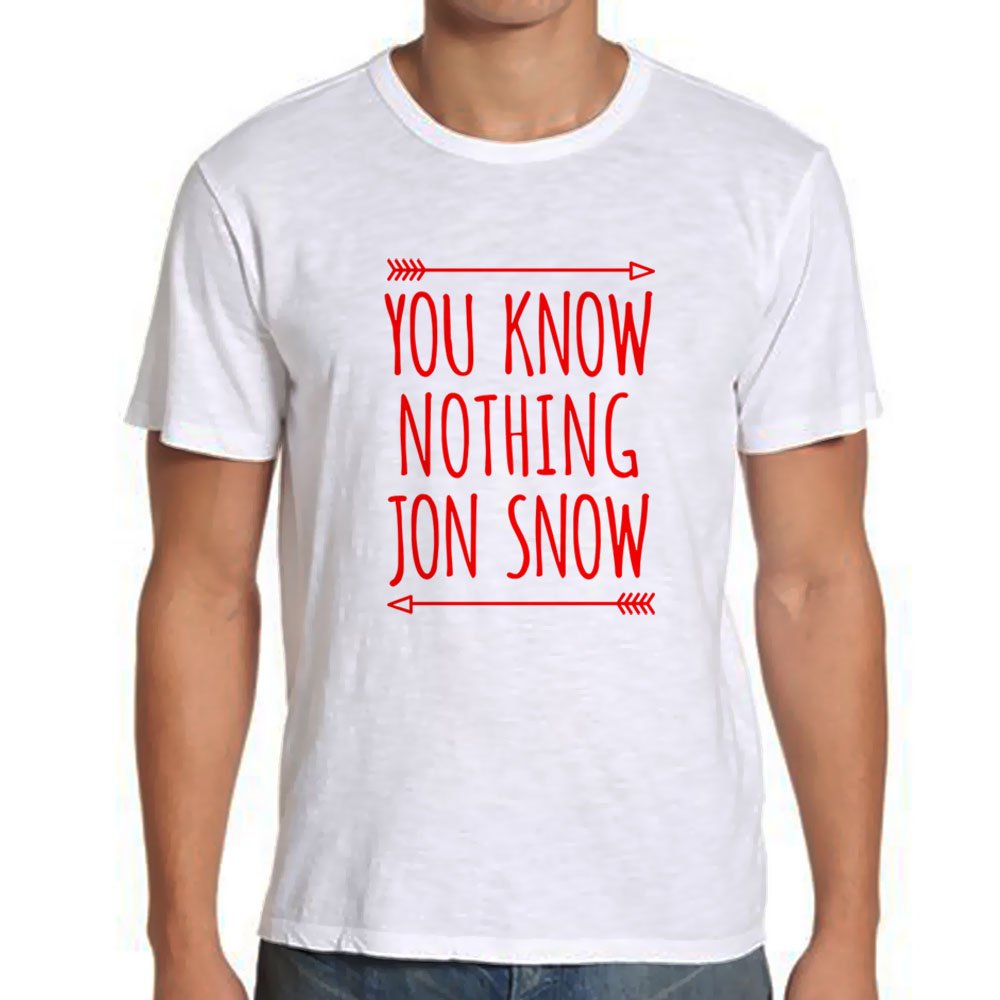 Summakk You Know Nothing Jon Snow T Shirt Mens T Shirt RF