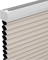 Vista 1 de Changshade Cordless Cellular Shades, Blackout Honeycomb Shades for Windows, Pull Down Pleated Blinds, Easy to Install for Indoor Windows and French