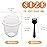 Jnnzzggu 100 Pack 12OZ Clear Plastic Cups with No Hole Dome Lids and Sporks,Disposable Dessert Cups,Yogurt Parfait Cup for Cupcake,Pudding,Iced Cold Drinks,Coffee,Juice,Snacks,Fruits,Ice Cream