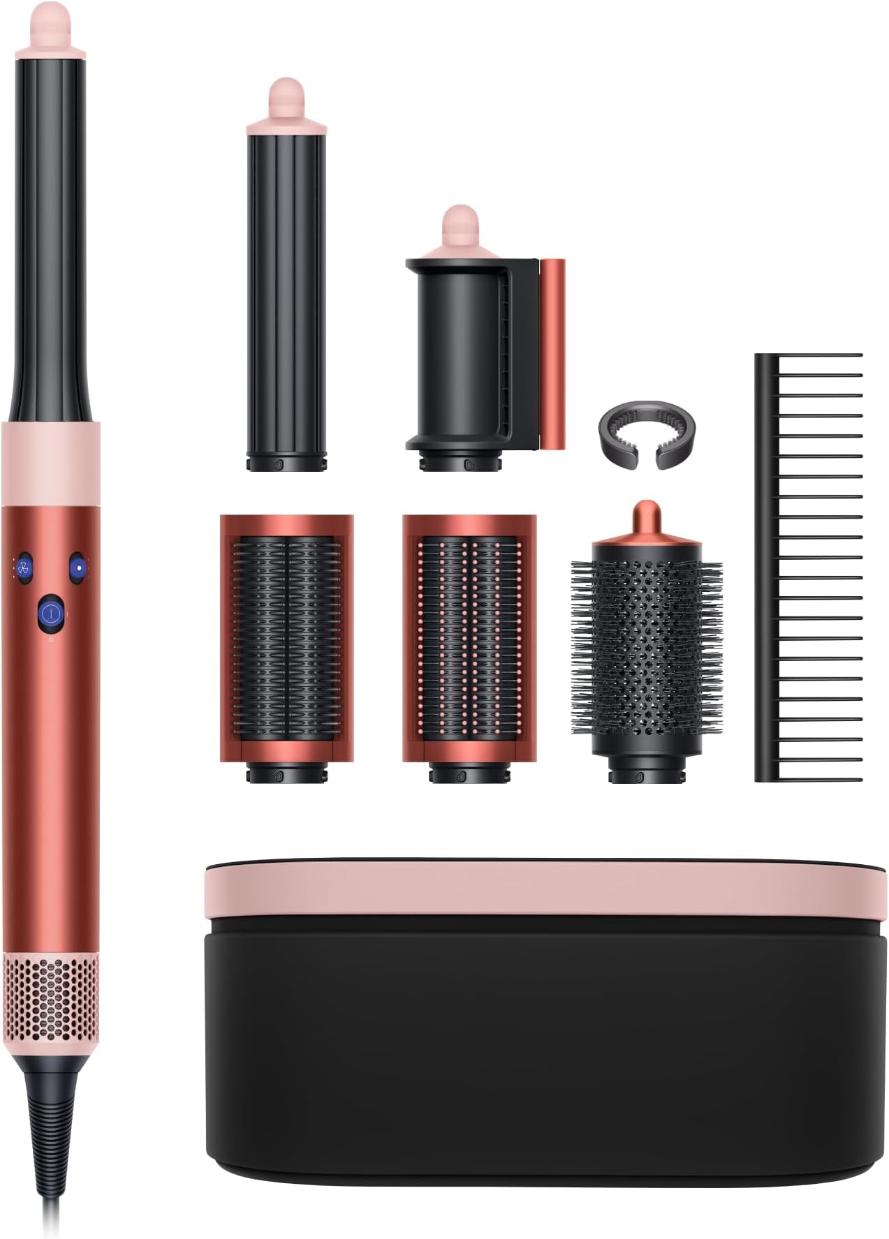 DysonSpecial Edition Airwrap™ Complete Long Multi-Styler in Strawberry Bronze and Blush Pink with Detangling Comb