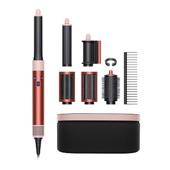 Dyson Special Edition Airwrap Complete Long Multi-Styler in Strawberry Bronze and Blush Pink with Detangling Comb