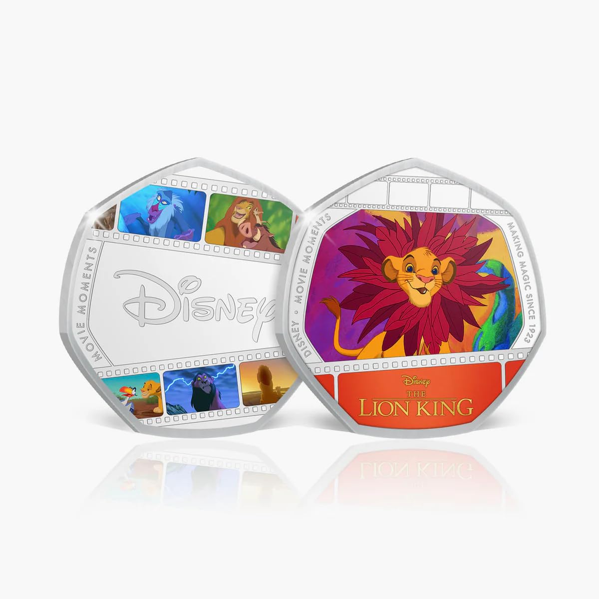 FANTASY CLUB Moments Le Roi Lion – Set de 6 Pièces de Collection Disney en Couleurs HD – Édition Limitée avec Scènes Iconiques