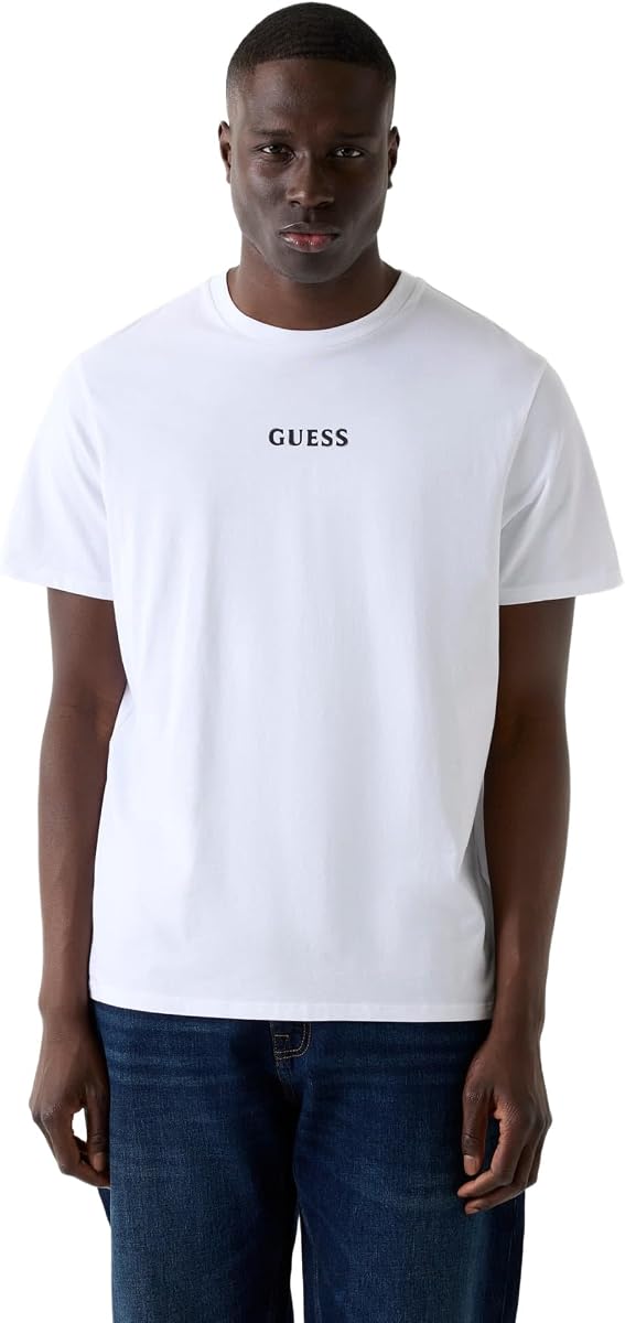 Guess Men's Short Sleeve Quattro G Mist Tee