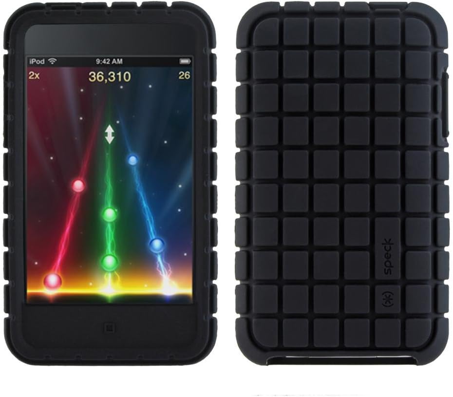 Speck PixelSkin Rubberized Case for iPod touch 2G, 3G (Black)