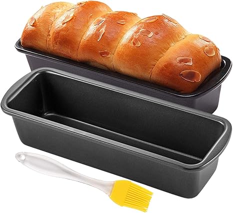 Amazon 2個 パウンド ケーキ型 食パン 型 パン型 チーズケーキ金型 ノンスティックベーキング 焼型 ケーキ型 食パンケース パウンドケーキ型 テフロンセレクト 粘りにくい食パンケース ブラック ケーキ型 オンライン通販