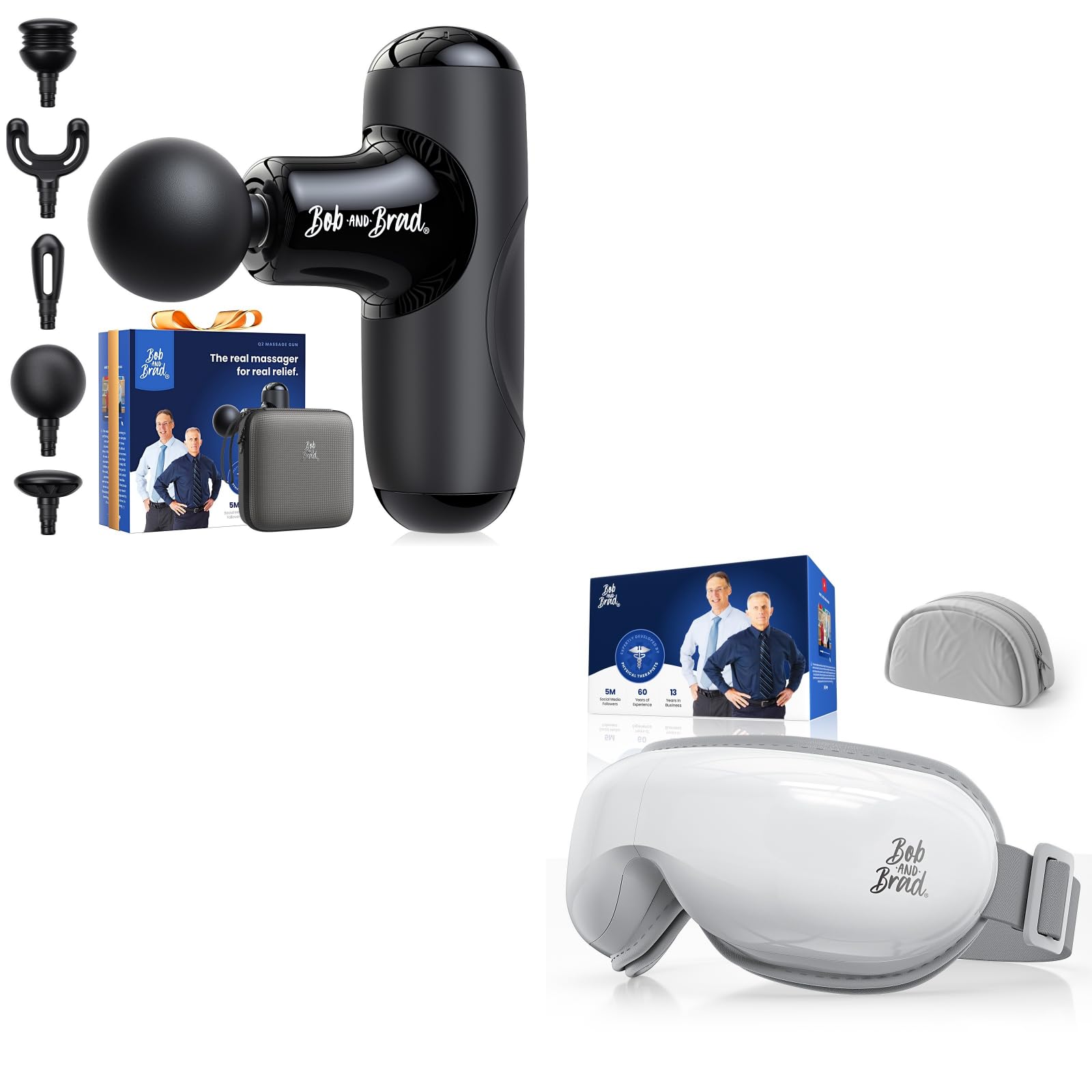 BOB AND BRAD Q2 Mini Massagepistole EyeOasis 3 Augenmassagegerät mit Wärme
