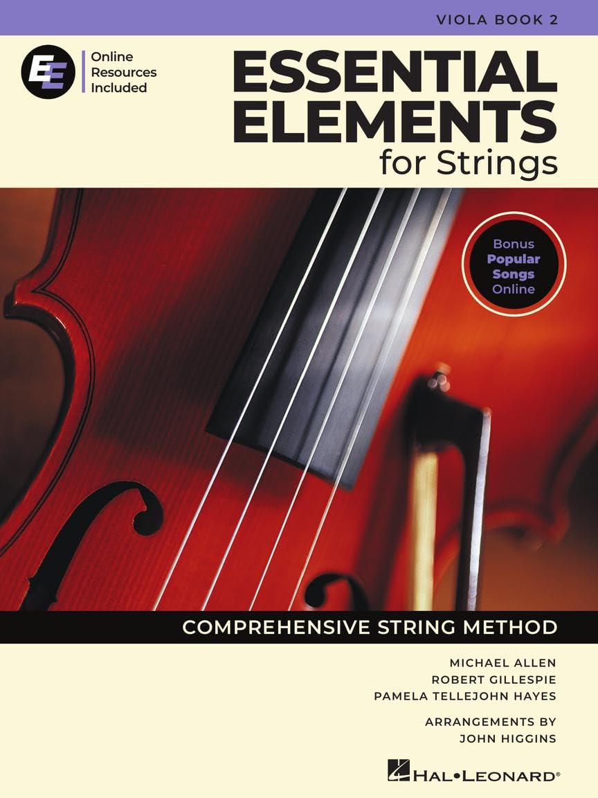 Essential Elements for String - Viola Book 2 with EEi Online Resources | Viola Method Songbook and Sheet Music with 150+ Video Lessons and Updated Repertoire | Comprehensive String Method: 1