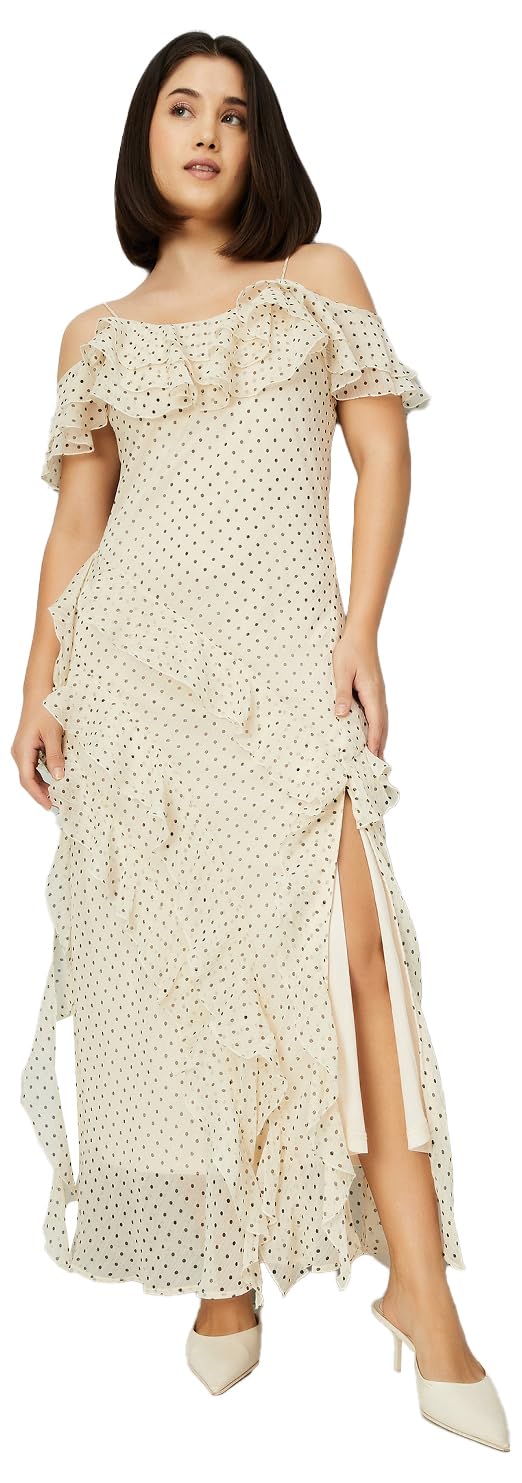 Women's Polyester A-Line Midi Dress-image-15