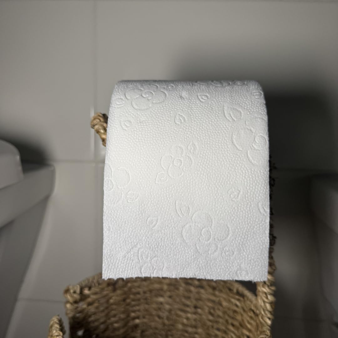 ZPAPER - 80 Rotoli di Carta Igienica, 100% pura cellulosa 2 Veli, morbida e resistente per la casa o l'ufficio