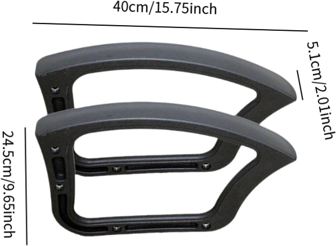 Generic 2X Chair Armrest Rings Arm Rests Office Chair Accessories