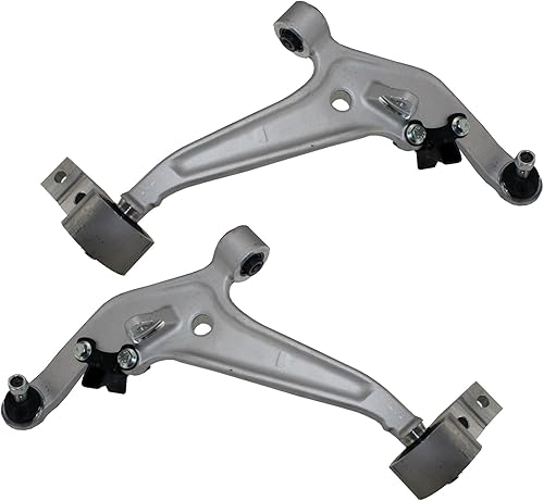 Conjunto de brazo de control de suspensión de aluminio forjado delantero izquierdo y derecho derecho derecho par (2 piezas) para Nissan X-Trail