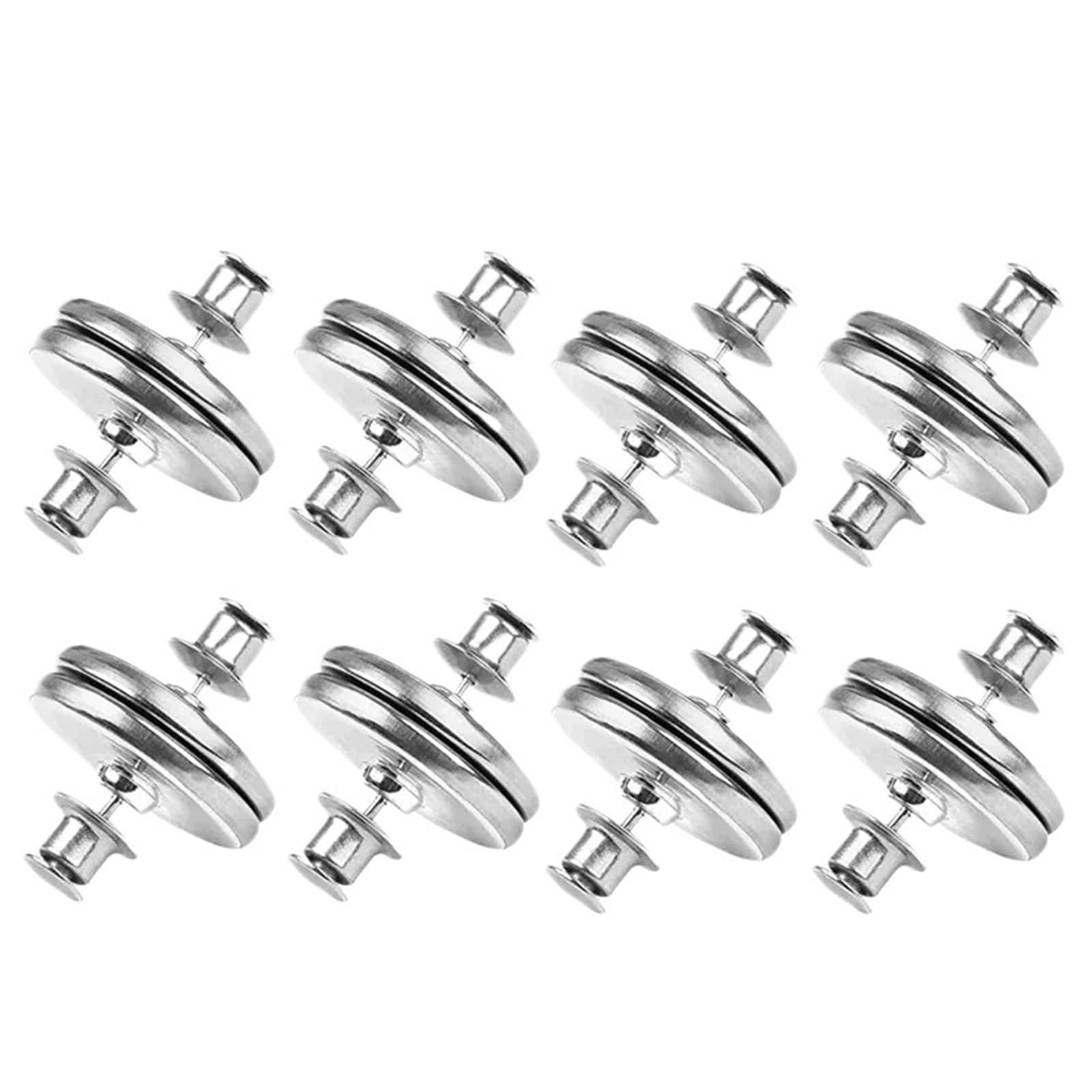 8Pairs Curtain Magnetic Button Detachable Fix Fastener Clip Prevent Light Adjustment Window Screen Close Magnet Buckle For Curtain