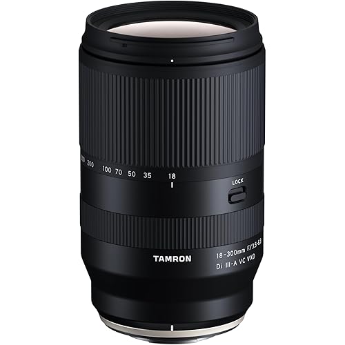 Tamron - 18-300mm F/3.5-6.3 Di III-A VC VXD - Zoom Lens for APS-C mirrorless FUJIFILM Cameras - Model B061X