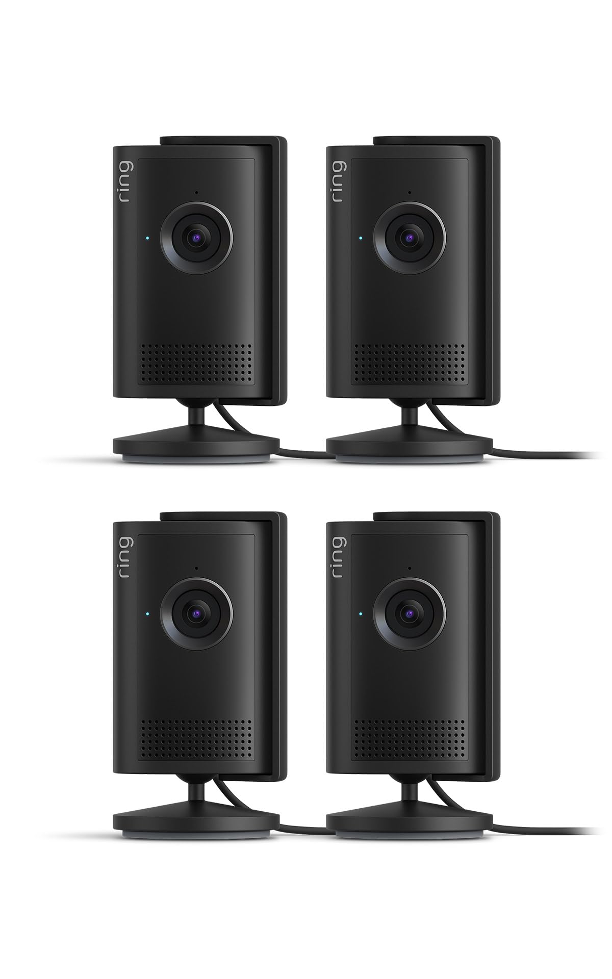 Ring videocamera interna Plus (Indoor Camera Plus, ultimo modello) | Videocamera plug-in | Retinal 2K, zoom 4x, copriobiettivo manuale | Prova gratuita di 30 giorni del piano d'abbonamento Ring