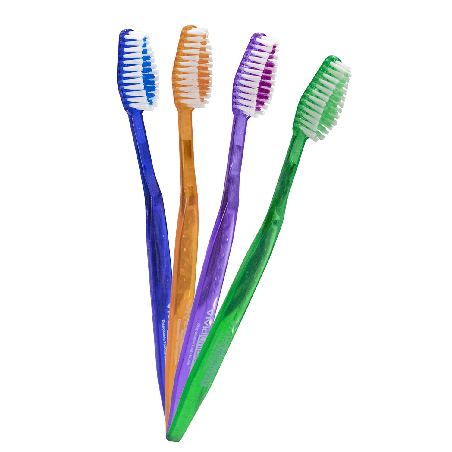 Vivid UniBrush I 100 Pack Corded Electric Toothbrushes for Adults Individually Wrapped