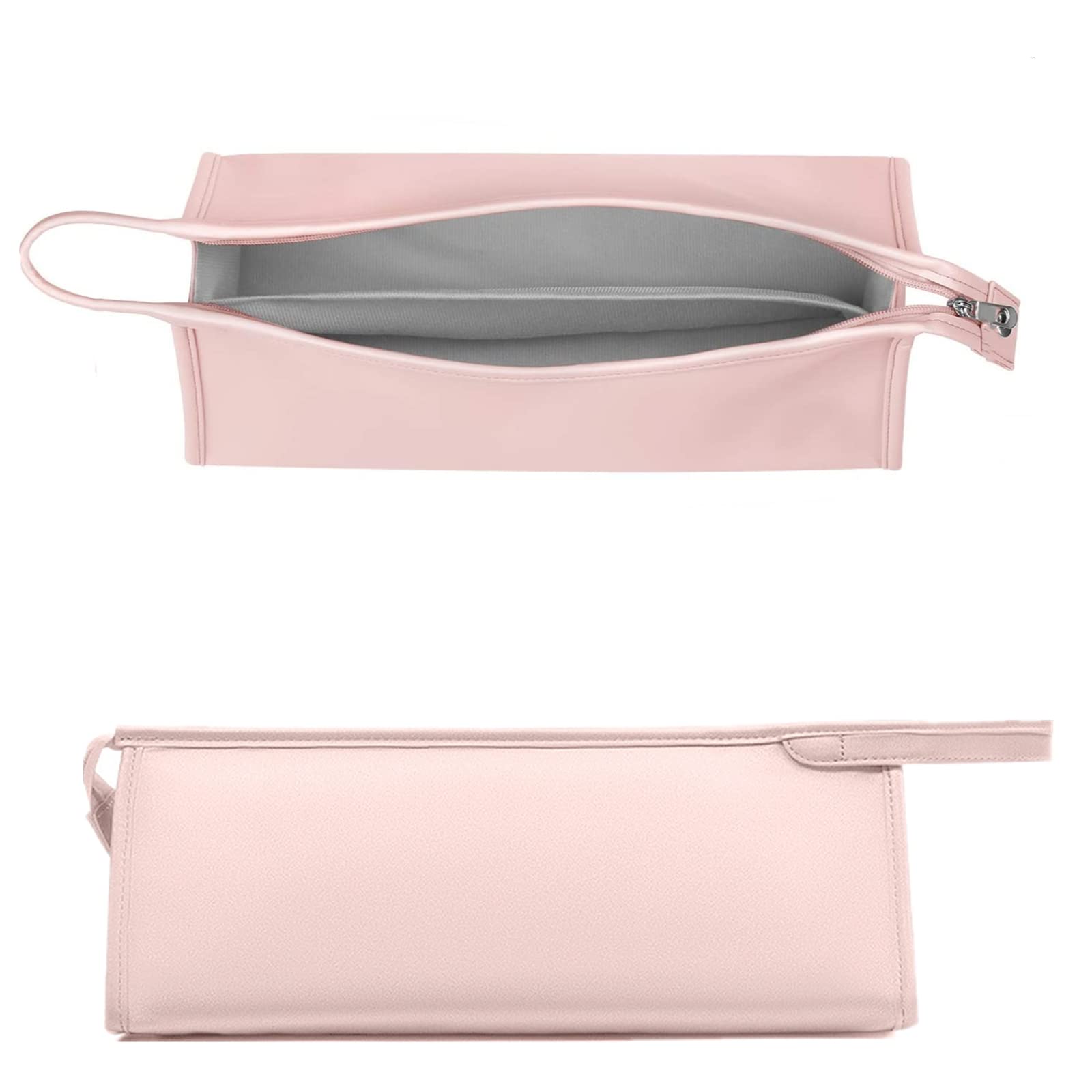 BLIRITELTravel Case Compatible with Dyson Airwrap, PU Leather Waterproof Travel Storage Bag, Portable Carrying Case Organizer for Shark Flexstyle Air Styling & Drying System Attachments, L, Fashion