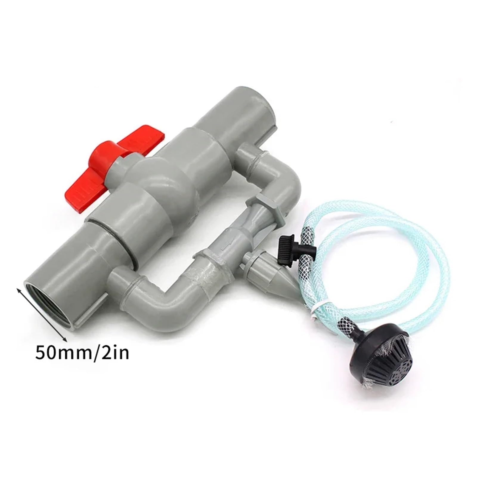 Inyectores de fertilizante Venturi de 32/40/50mm, dispositivo de riego por goteo for agricultura, filtro de interruptor, dispositivo de tubo de agua, de fertilizante(50mm)