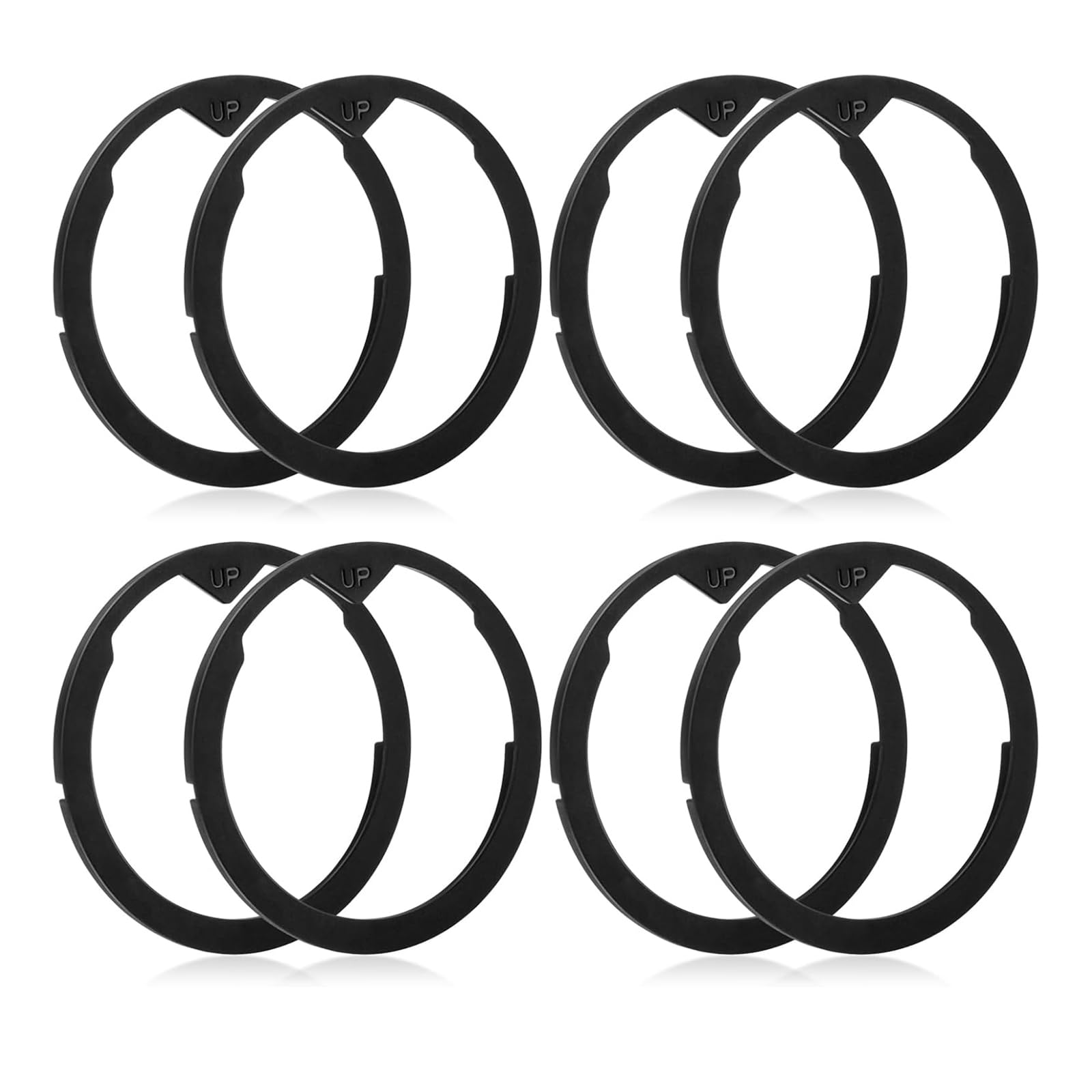 Elnwnnkc 8 Pieces Food Grade Silicone Gaskets for Espresso Machines High Temperature Resistant Seal Coffee Maker Supplies Coffee Grinder Parts