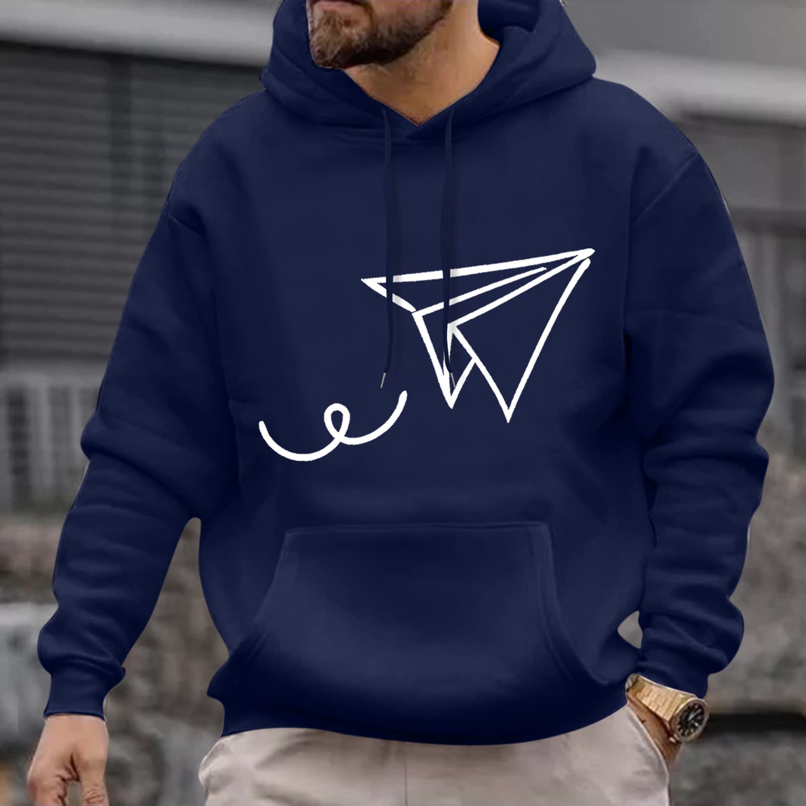 Genérico Sudadera con Capucha Y Cremallera De Manga Larga para Hombre Sudaderas Des Y Altas para Hombre Sudadera con Capucha De Suelta Suéter Tamaño Manga Larga Ventilada Camisa