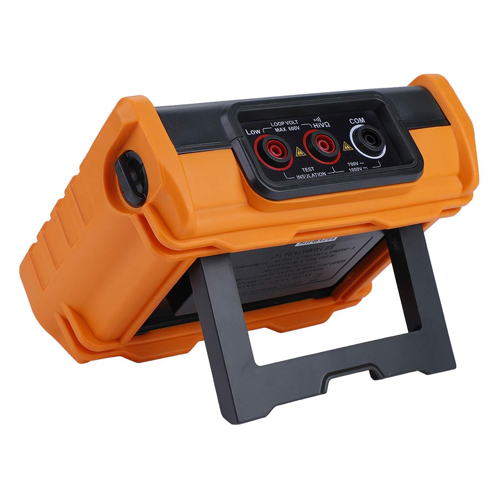 PEAKMETER MS5203 Digitaler Isolationswiderstandstester, Hochspannungsprüfgerät 50–1000 V, Automatische PI- und DAR-Berechnung, AC/DC-Spannungsmessung, Durchgangsprüfung mit