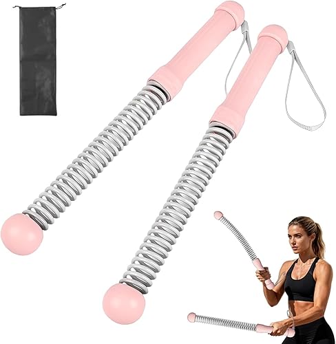 Vista 10 de 2 cuerdas de batalla sin cuerda con peso para gimnasio en casa, ejercitador de brazo resistente para entrenamiento de fuerza, cuerda de batalla Negro