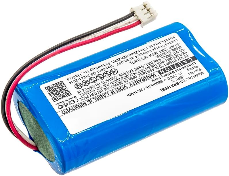 ALLC Replacement Battery for Braven BRV-X/BRVXBBB,PN:BRV-X,6800mAh