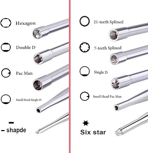 Miniatura 3 de FJCSWJ Kit de herramientas de ajuste de carburador de 10 piezas para carburador común de 2 ciclos, ajuste de motosierra de motor pequeño, devorador