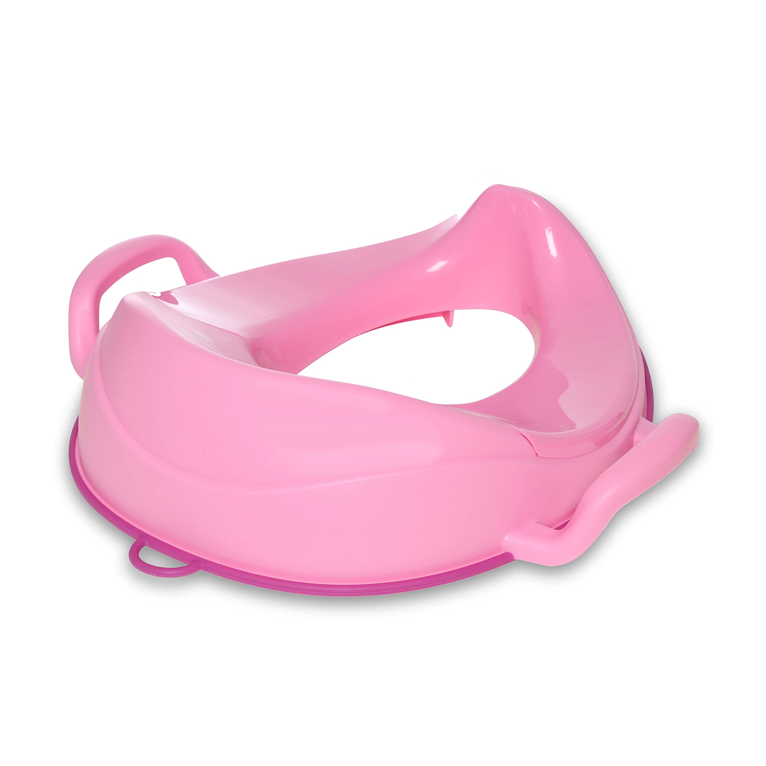 My Little Trainer Seat - Asiento de entrenamiento para baño e inodoro con diseño de dragón rosa, asiento de inodoro para niños pequeños