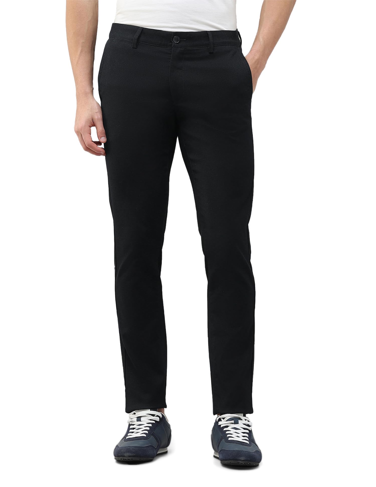 u.s. polo assn. U.S.Polo Association Men's Denver Slim Fit Dobby Trousers-picture-37
