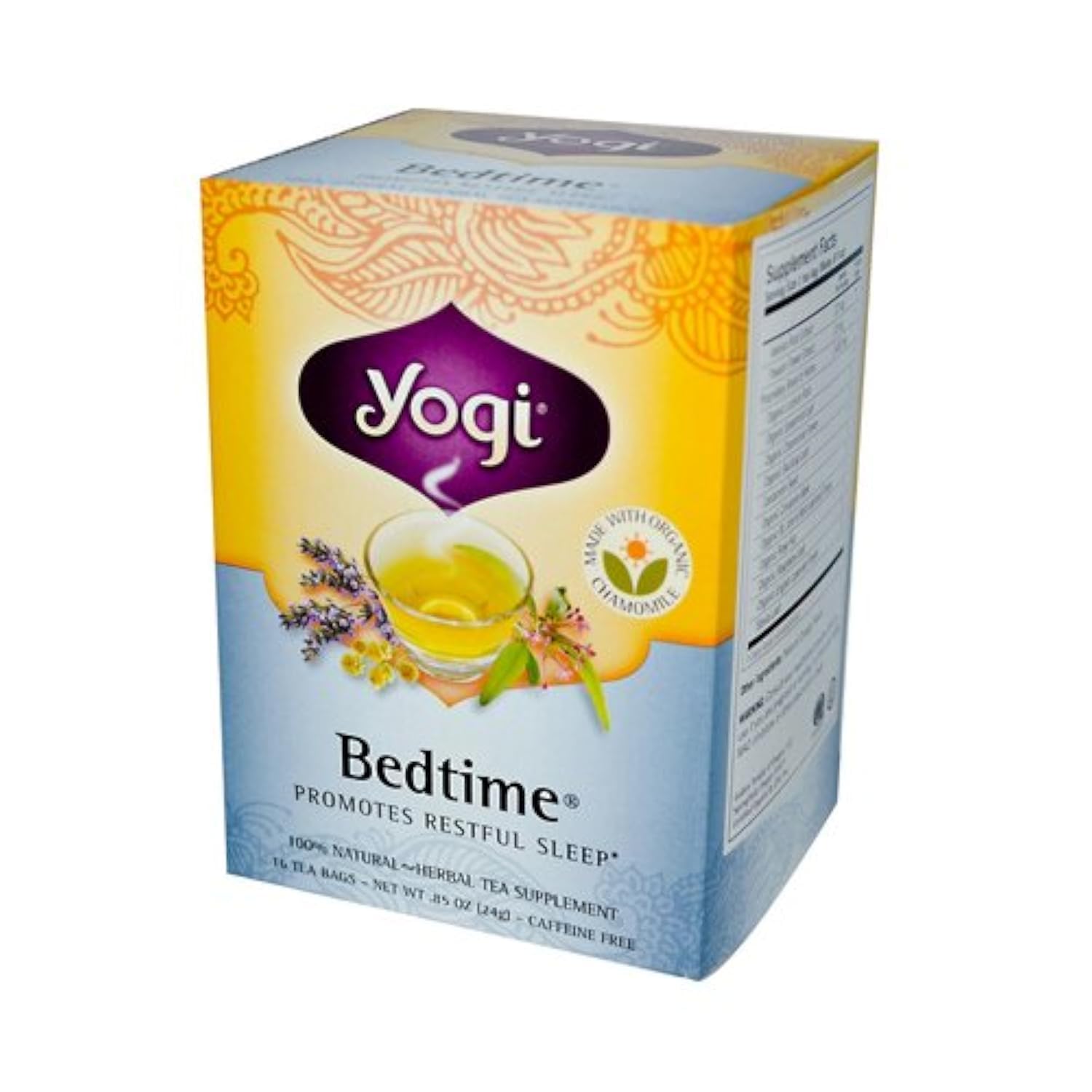 Yogi Tea Bedtime - Caffeine Free - 16 Tea Bags - HSG-671453