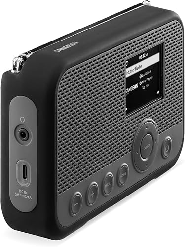 Miniatura 4 de Sangean Radio WFR-39 FM-RBDSInternet con Spotify Connect, AirMusic Control Radio digital portátil recargable