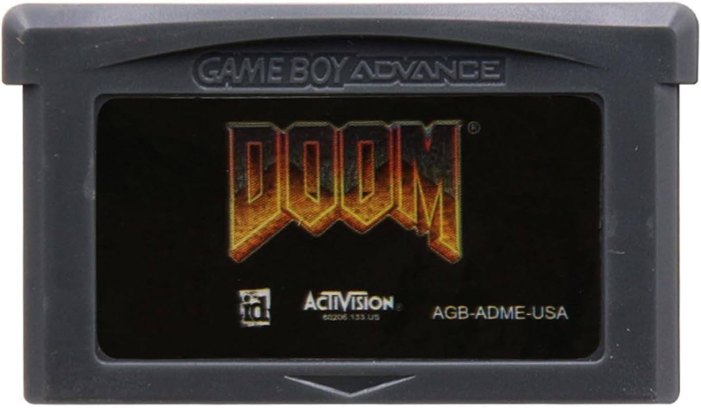 Gamevortex Doom Game Cartridge for Game Boy Advance GBA US Version