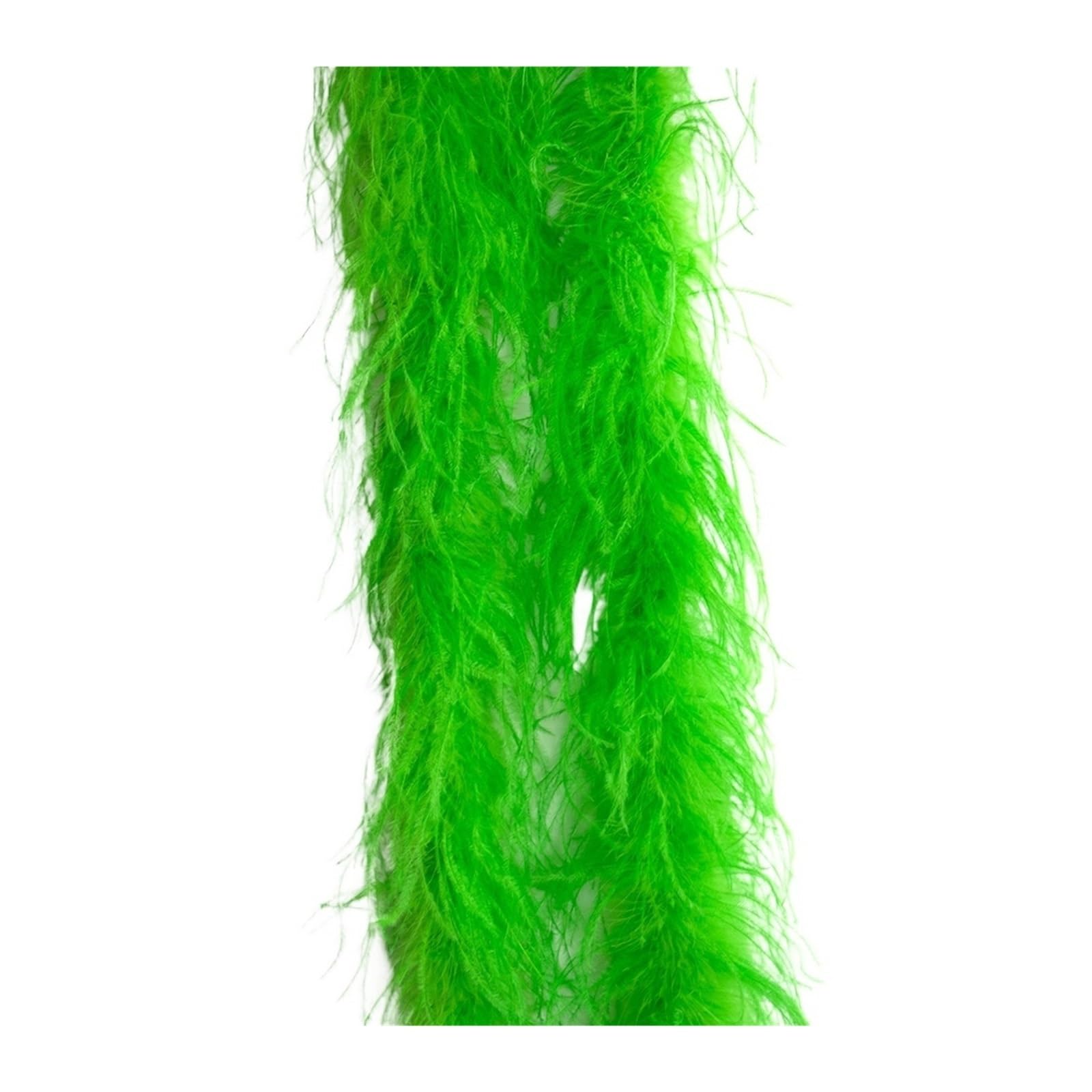 Bunte Federboas Flauschige Straußenfederboa for Hochzeit, Kopfschmuck, Kleid, Party, Dekoration, Nähen, Bastelbesatz(Color 10,3.0 Meter)