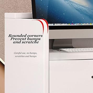 L Shaped Reception Desk with Open Shelves Modern Cashier Counter for Supermarket Hotel & Convenience Store Stylish Front Desk with Drawers Standing Checkout T,A-5-80 * 40 * 96CM