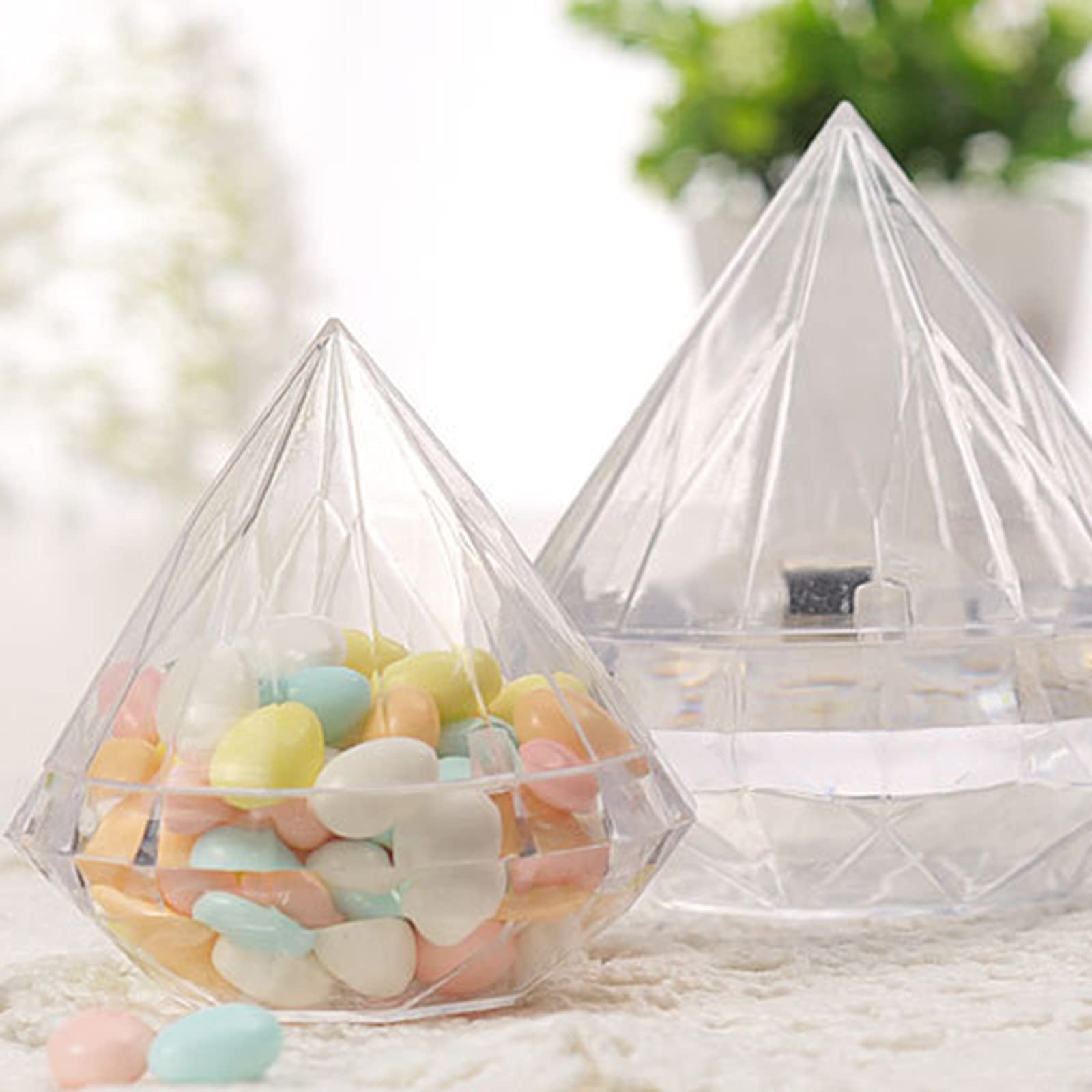Lot De 50 Boîtes à Bonbons En Papier, Boîtes à Dragées De Mariage